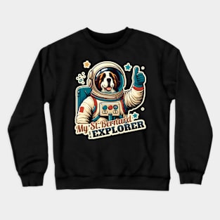 Astronaut St. Bernard Crewneck Sweatshirt